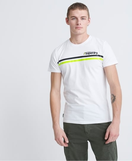 CORE LOGO SPORT STRIPE TEE