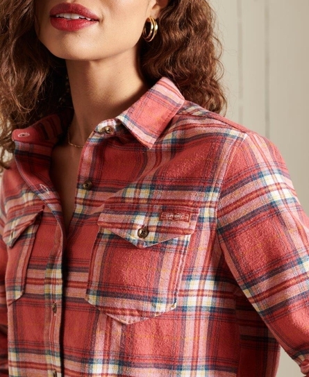 HERITAGE CHECK CROPPED SHIRT