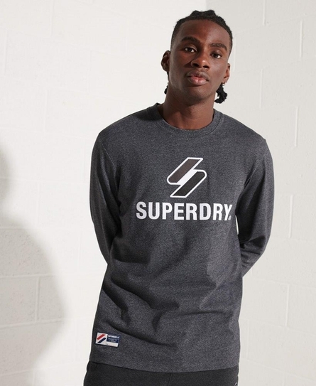 SUPERDRY CODE LOGO APQ L/S TOP