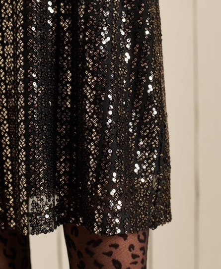 T-SHIRT SEQUIN DRESS