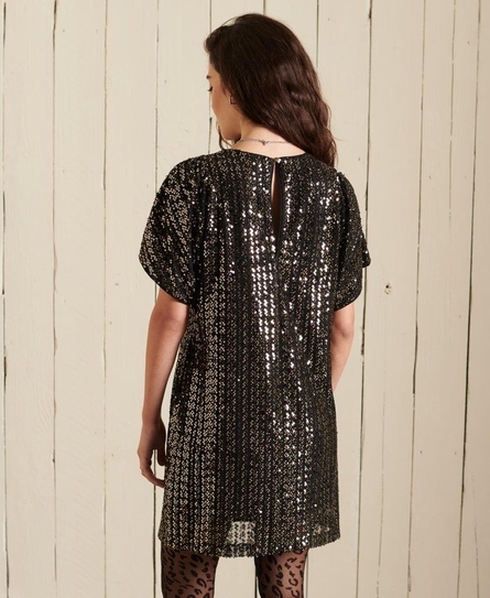 T-SHIRT SEQUIN DRESS