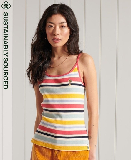 CALI STRIPE RACER VEST