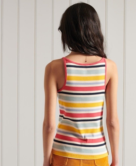 CALI STRIPE RACER VEST