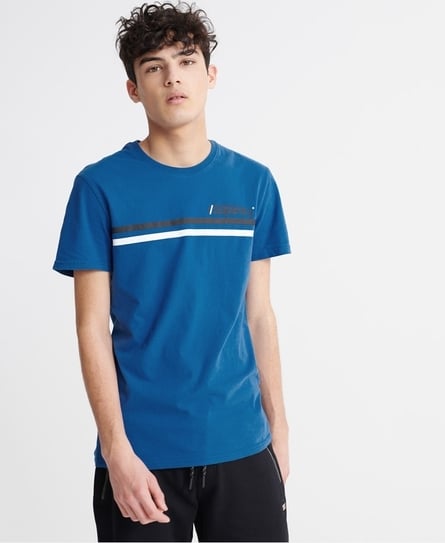 CORE LOGO SPORT STRIPE TEE