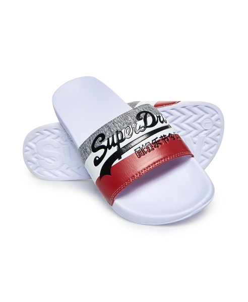 SUPERDRY VINTAGE LOGO POOL SLIDES