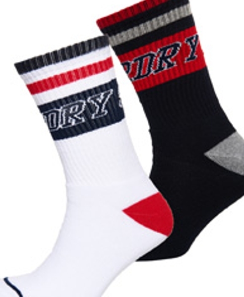 COURTSIDE SOCK DOUBLE PACK