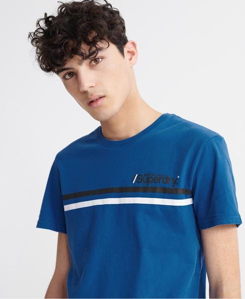 CORE LOGO SPORT STRIPE TEE