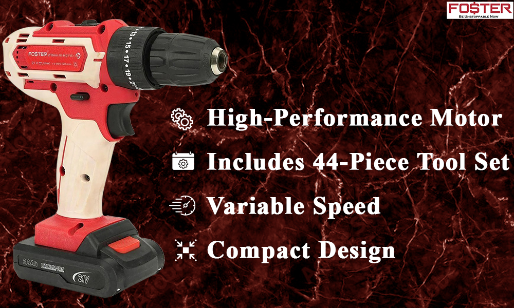 Buy Foster FK 4421 Cordless Screwdriver/ Kit Drill Machines Online at