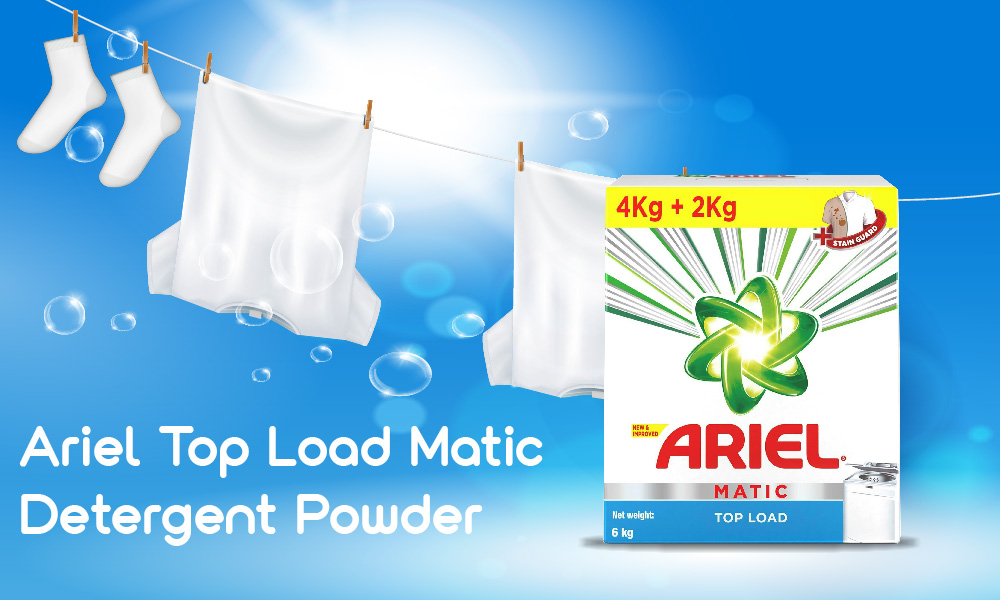 Buy Ariel Top Load Matic Detergent Powder, 6 Kg Online at Best Prices ...