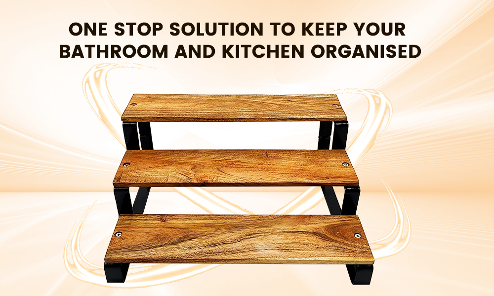 AppEasy Wooden 2 steps Kitchen Shelf Organiser for Cabinet/ Cupboard Wooden  Wall Shelf Price in India - Buy AppEasy Wooden 2 steps Kitchen Shelf  Organiser for Cabinet/ Cupboard Wooden Wall Shelf online