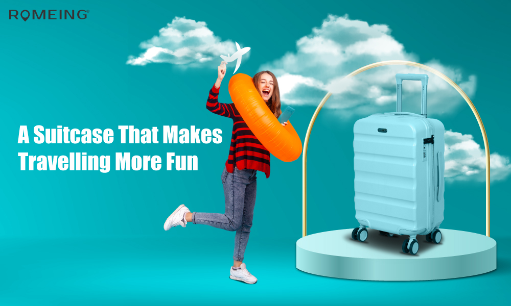 Buy Romeing Venice Polycarbonate (20 inch 55 cm) (Sky Blue) HardSided