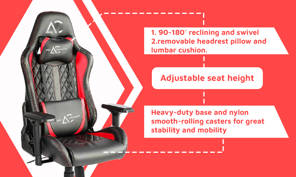 Buy Apex by Savya Home Apex Crusader XI Ergonomic Gaming Chair and