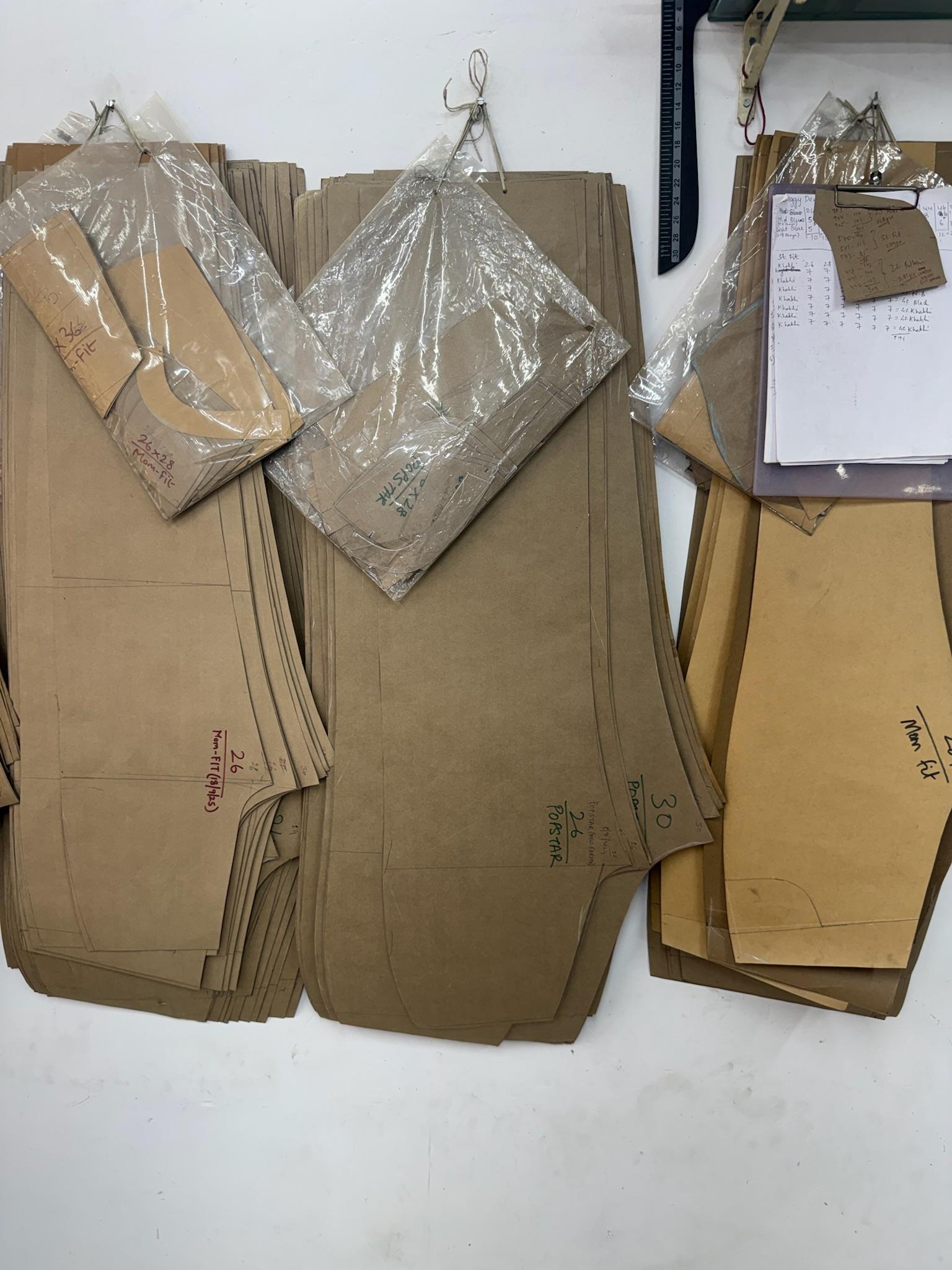 Jeans pattern templates — farma