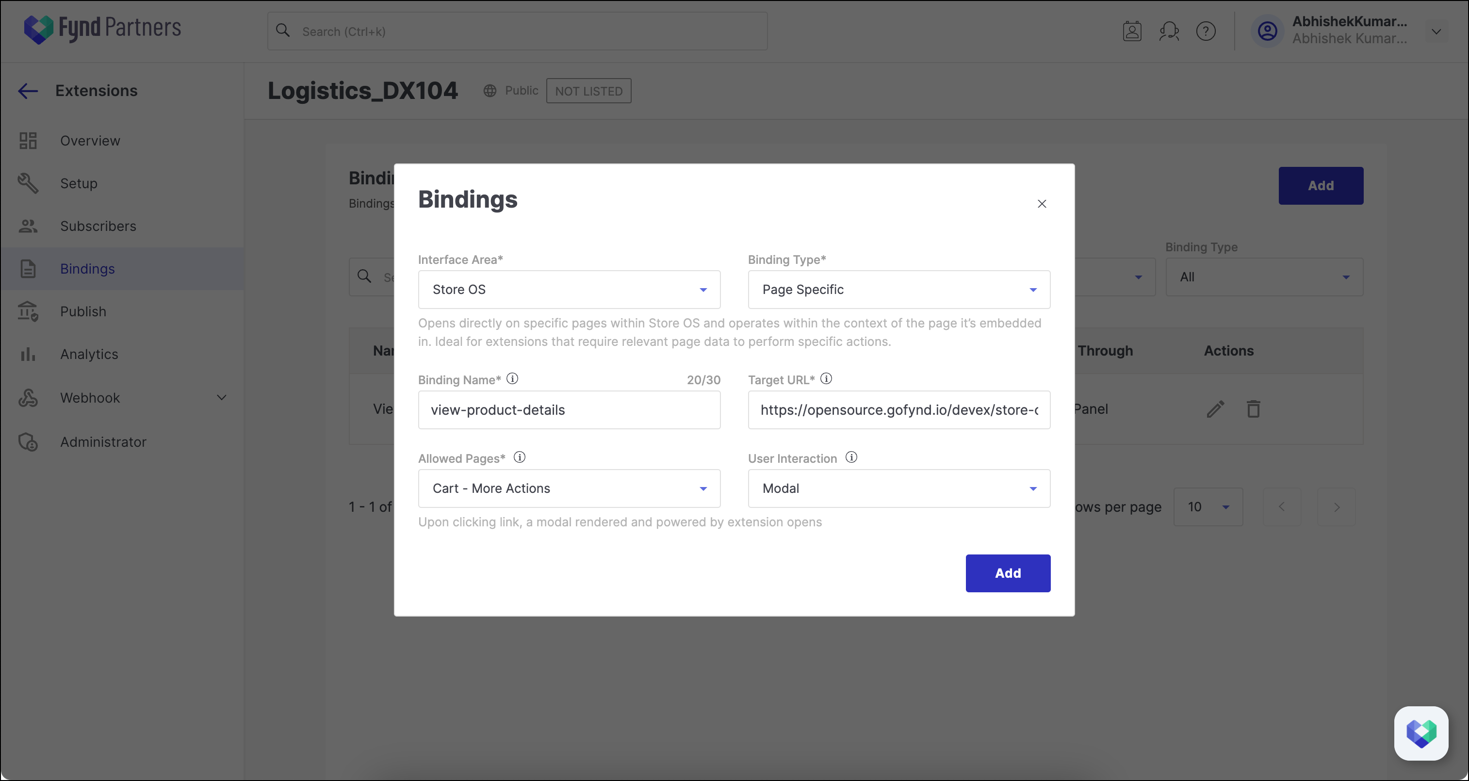 Fill Details