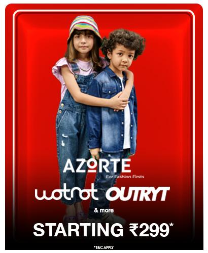 Flat seventy percent off kids' comfy store clothing by Point Cove. Boy and girl on a swing.