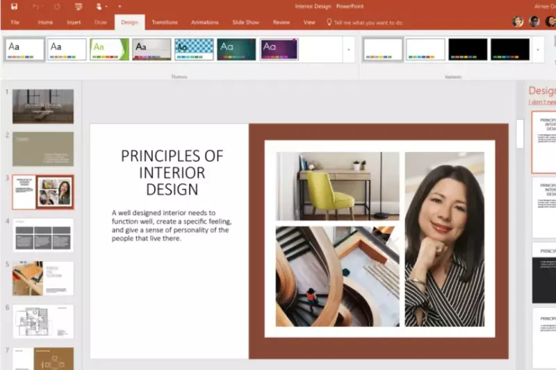 Home Page of PowerPoint