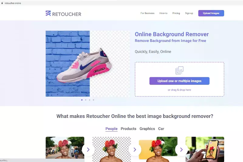 Home Page of Retoucher
