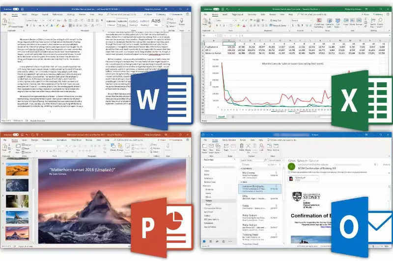 Home Page of Microsoft Office