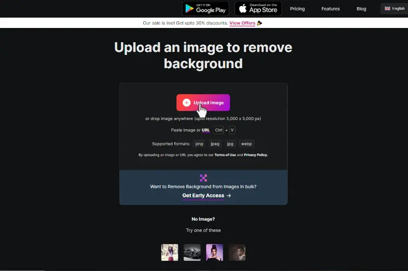 2nd Step to Upload image