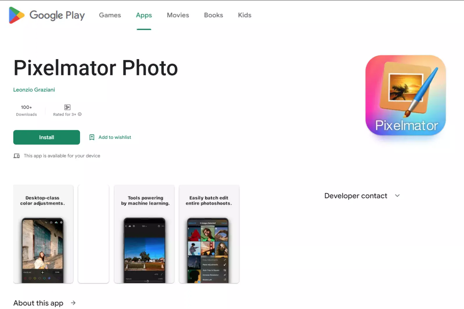 Home Page of Pixelmator