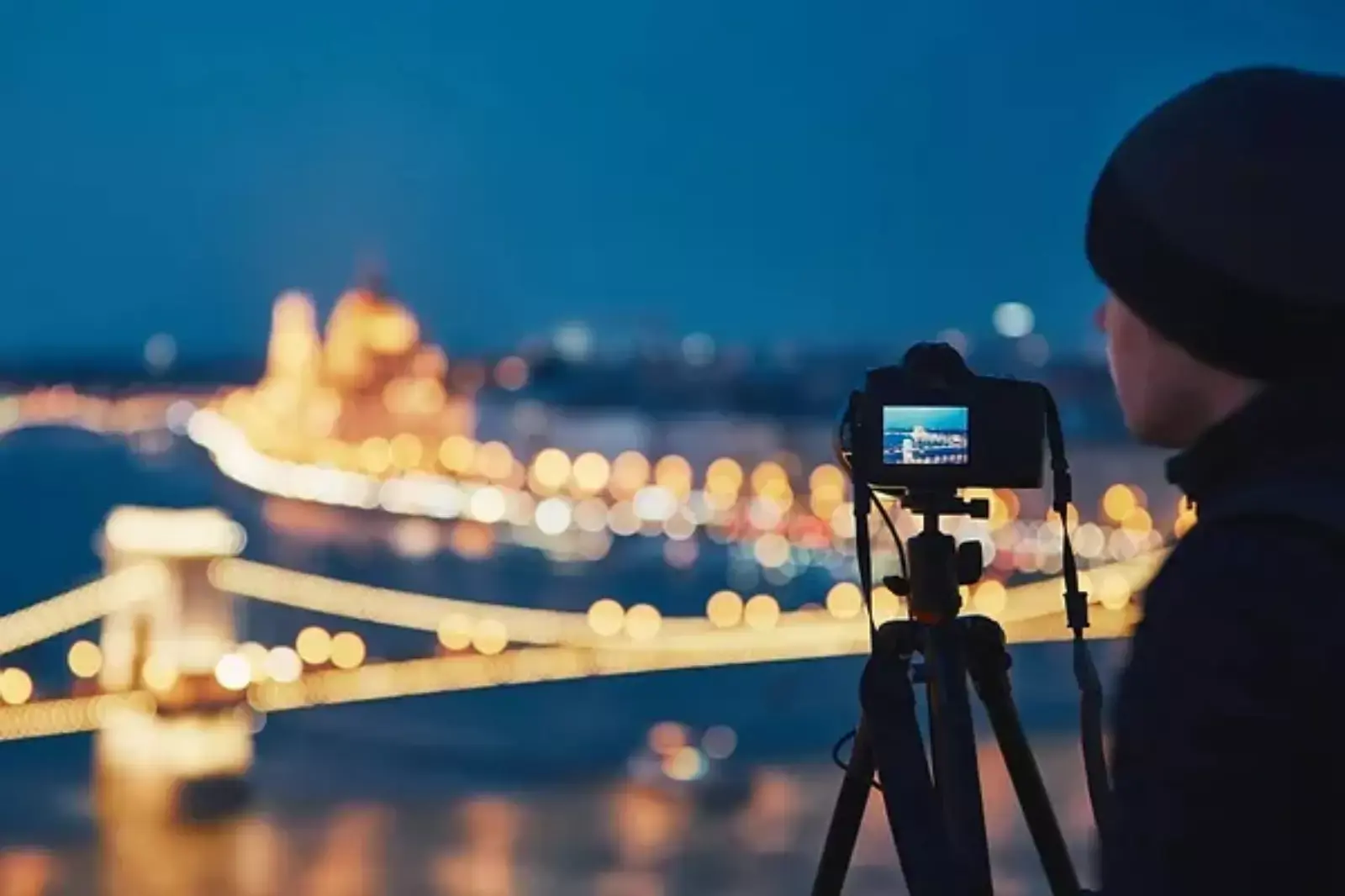 A tripod lets you photograph in low light