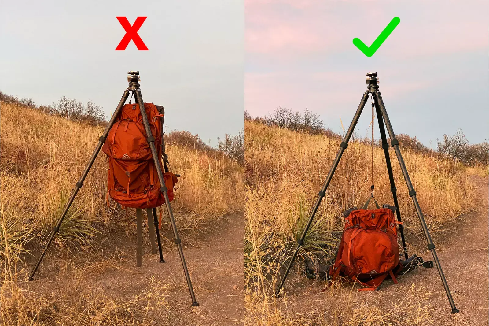 3. A tripod offers improved stability