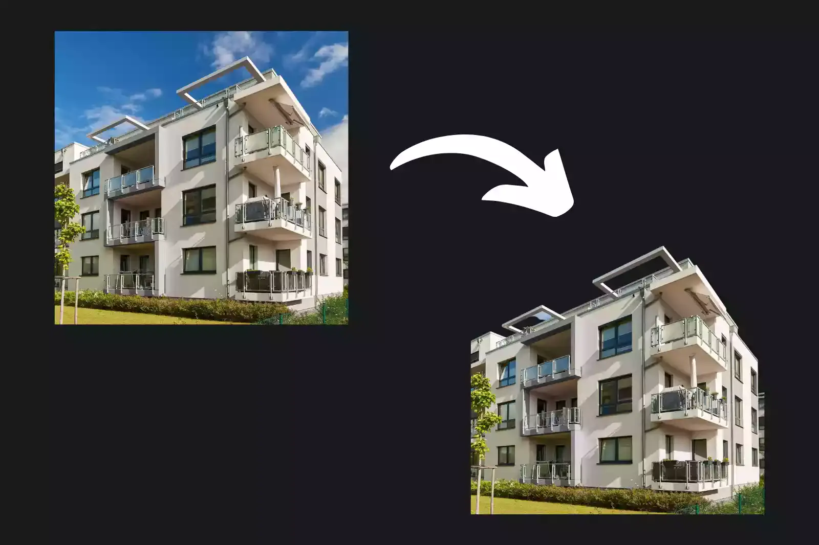 Why is the Background Removed From Real Estate Images
