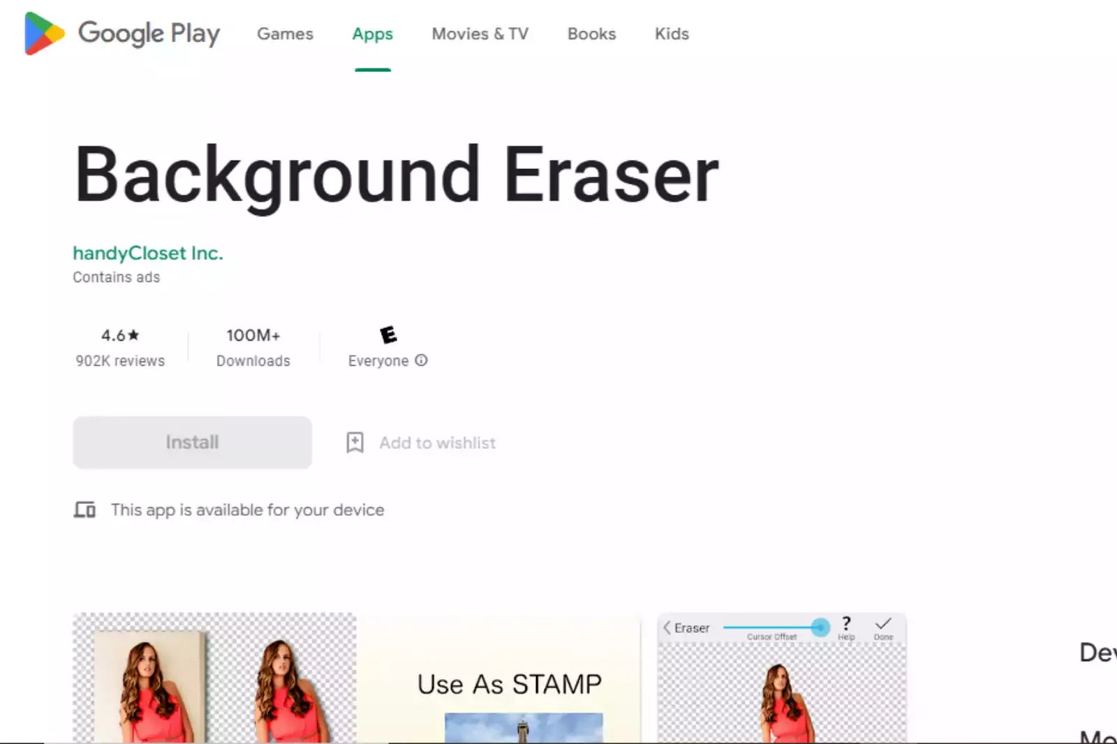 Background Eraser by HandyCloset