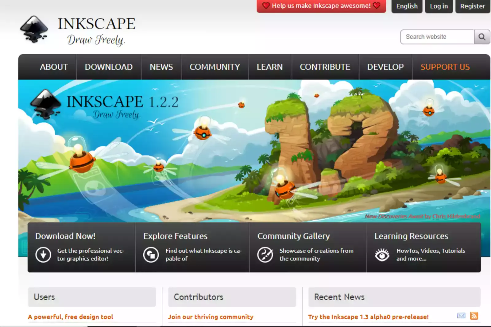 Home Page of Inkscape