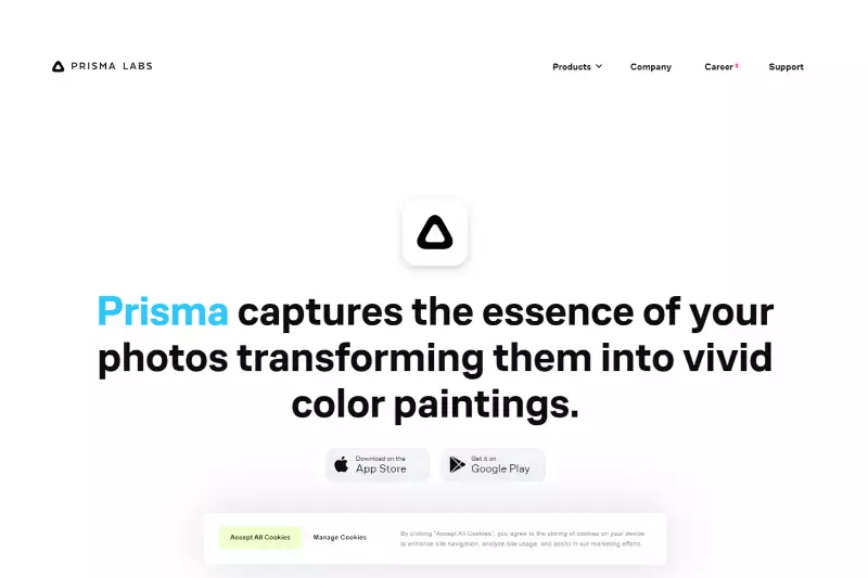 Home Page of Prisma