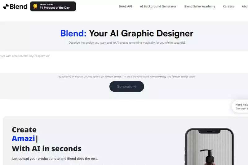 Home Page of Blend
