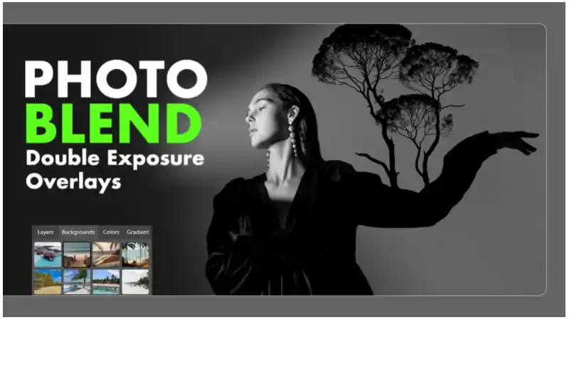 home page of photoblend