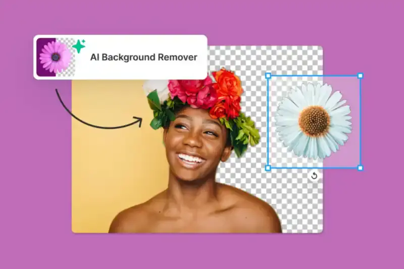 home page of ai background remover