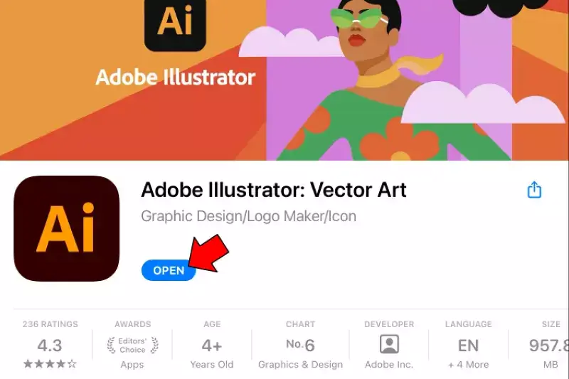 Open your project in Illustrator on your iPad.