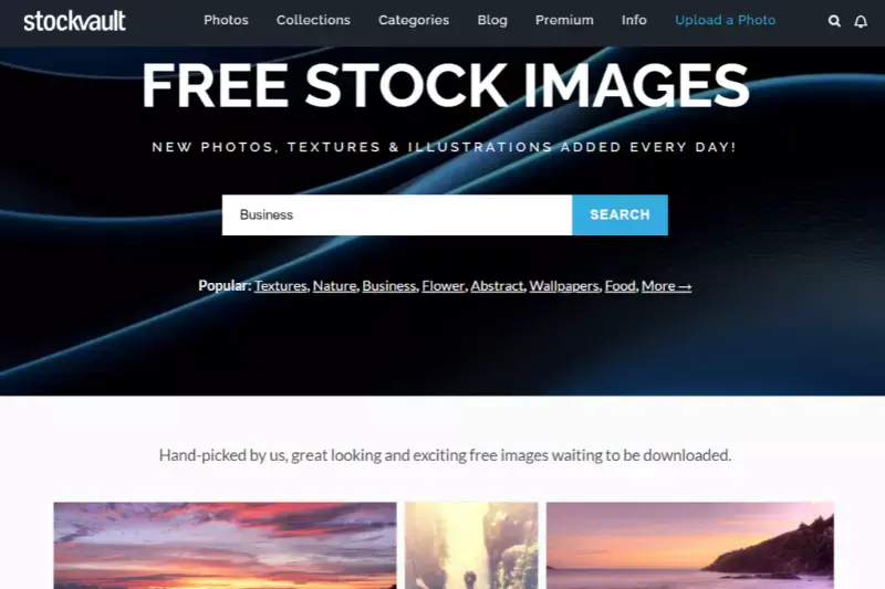 Home Page of Stockvault