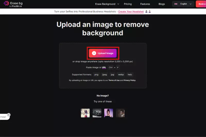 Step 1: Upload Your Photo