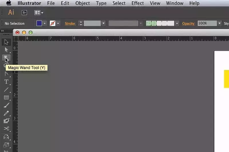 Remove the Background in Illustrator Using Magic Wand