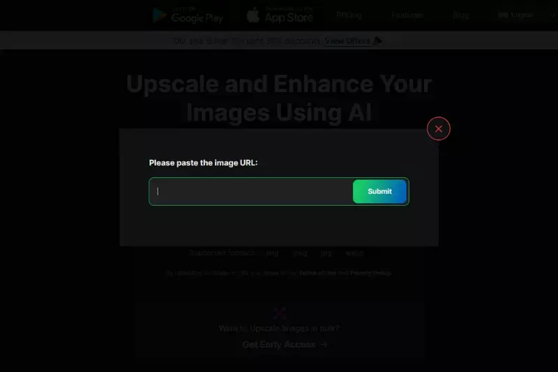 2nd Step to Paste URL of Image