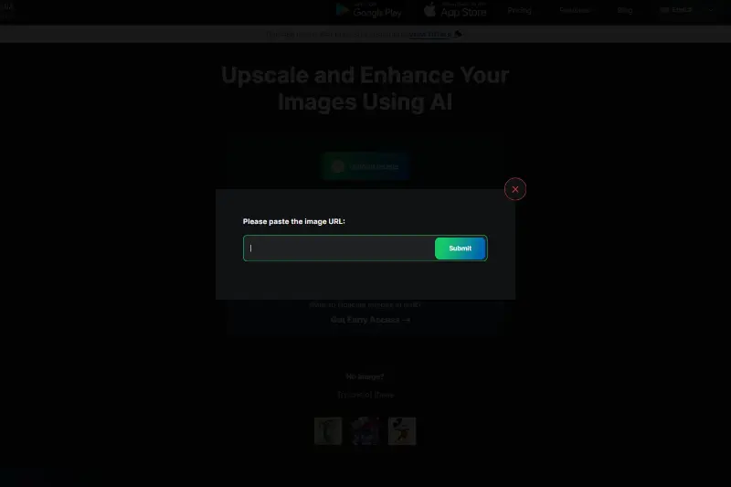3rd Step to Paste image URL 
