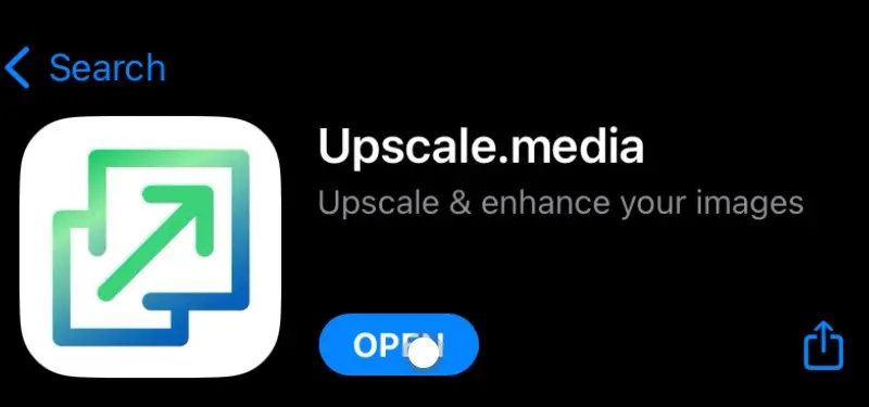 Downloading Page of Upscale.media