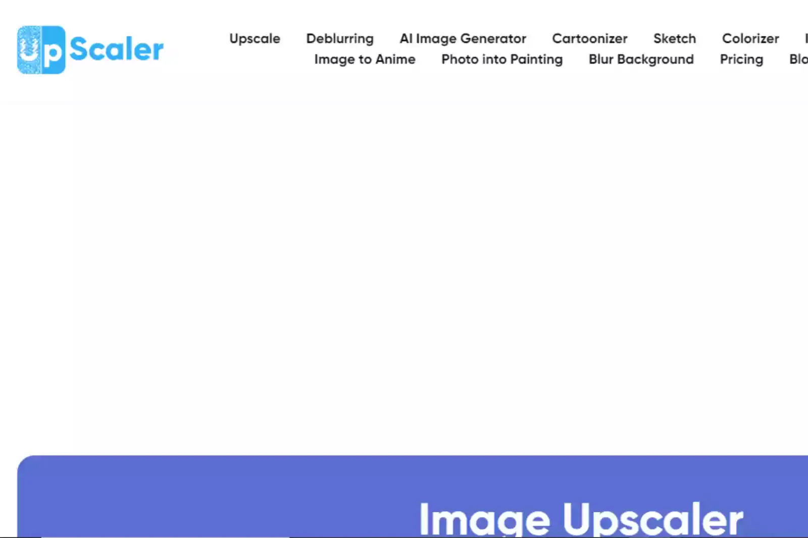Home Page of ImageUpscaler.com - online image more upscale