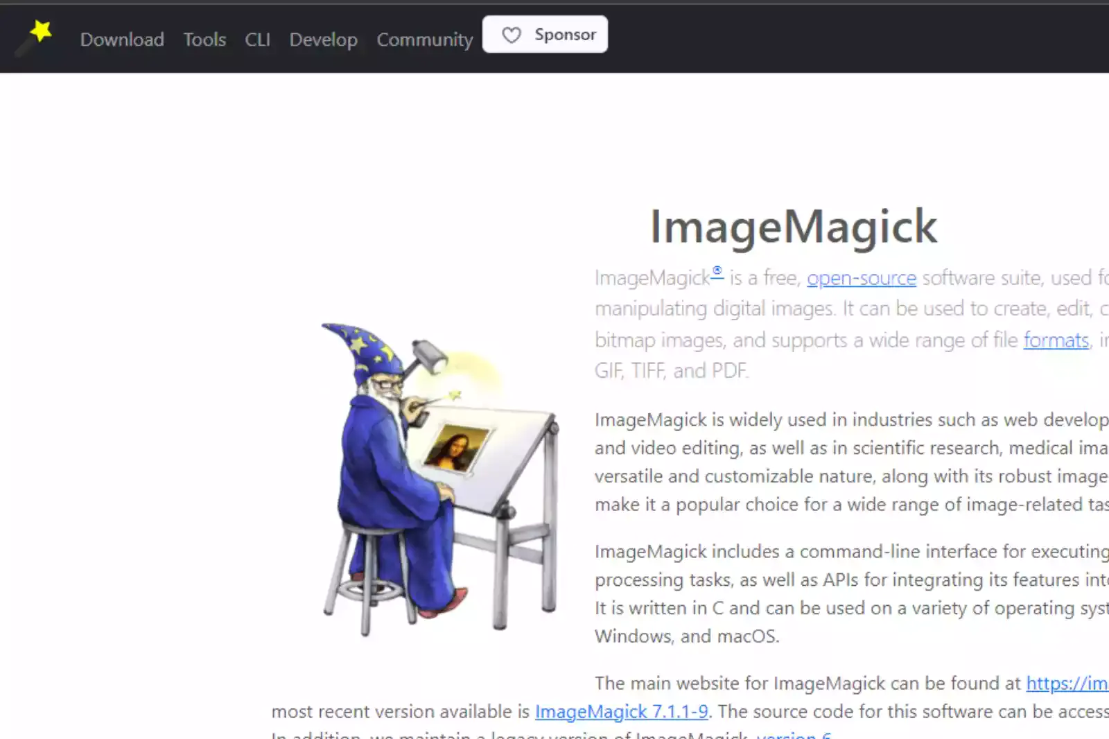 Home Page of ImageMagick