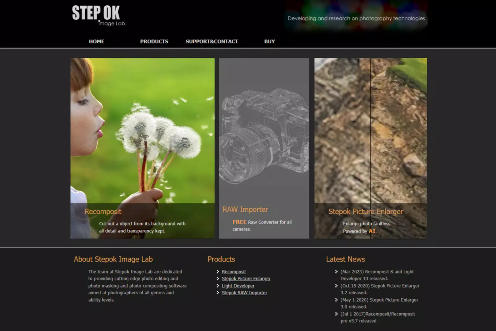 Home Page of Stepok Image Laps