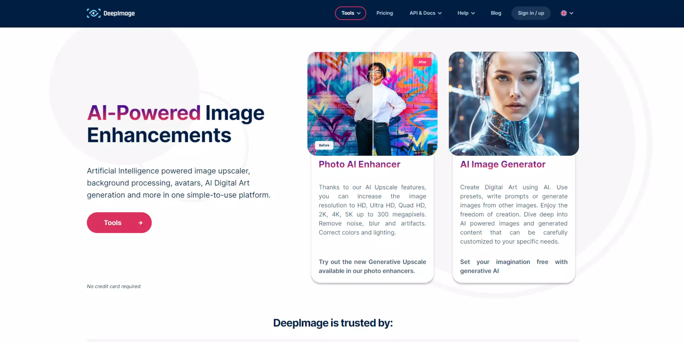 Home Page Of Deep Image 