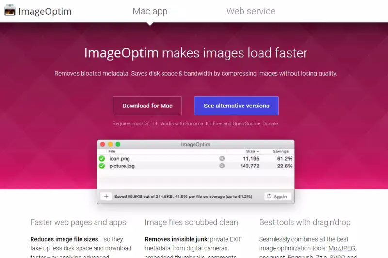 Home Page of Image Optim