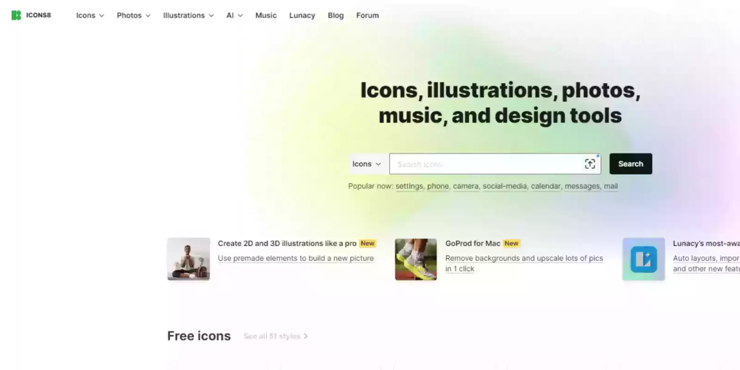 Home Page Of Icons8 Upscaler