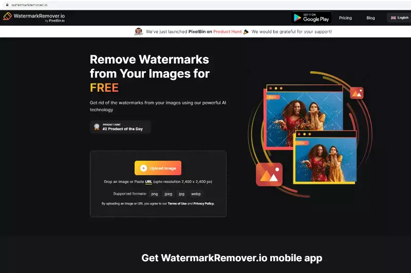 Home Page of Watermark.io