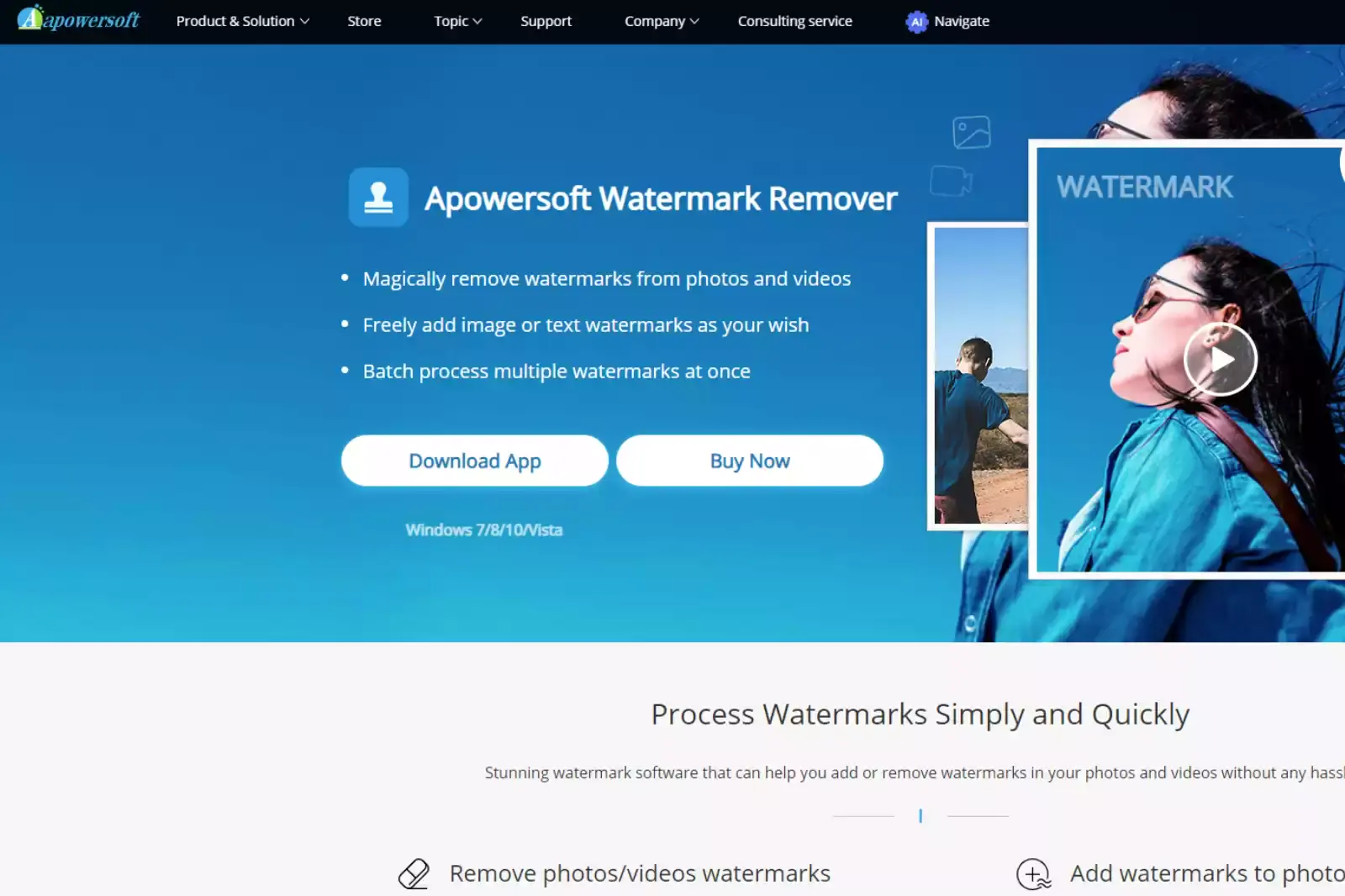 6. Apowersoft Watermark Remover