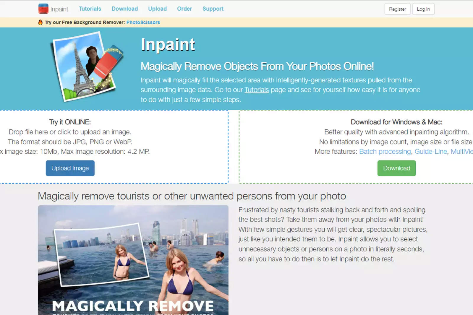 Home Page of Inpaint