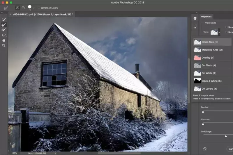 Homepage von Photoshop CC